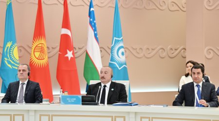İlham Əliyev TDT Dövlət başçılarının Zirvə görüşündə - FOTO