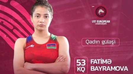 Fatimə Bayramova Avropa çempionatında bürünc medal qazandı