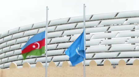 Bakıda WUF13 çərçivəsində rəsmi bayraq qaldırma mərasimi - VİDEO