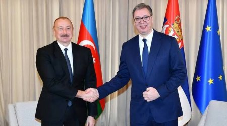 Vuçiç: "Prezident İlham Əliyev Serbiyanın böyük dostudur" - FOTO
