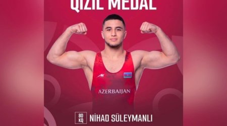 Daha bir güləşçimiz Avropa çempionu oldu