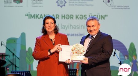 &ldquo;Nar&rdquo; &ldquo;İmkanlar hər kəs üçün&rdquo; layihəsinin bağlanış mərasimində iştirak edib