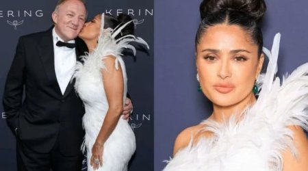 Salma Hayek saç boyasından imtina etdi &ndash; FOTO