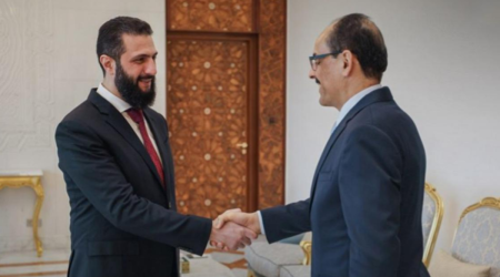 İbrahim Kalın Suriyada: Əş-Şaraa ilə görüşdü