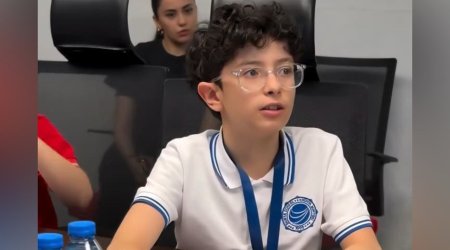 Dünya İB məktəbinin şagirdi Eyyub Əli beynəlxalq olimpiadanın qalibi oldu &ndash;FOTO