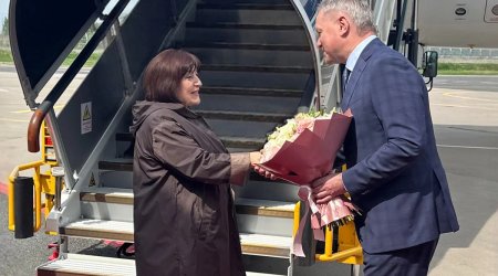 Sahibə Qafarova Rusiyada səfərdədir...