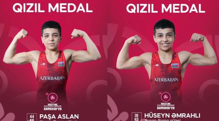İki güləşçimiz Avropa çempionu OLDU