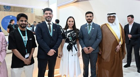 Leyla və Arzu Əliyevalar "Urban Expo" sərgisində - FOTO