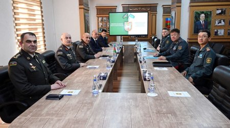 Qazaxıstan generalları Azərbaycanda
