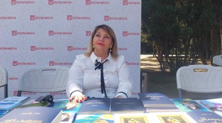 Natella Nurun &ldquo;Xan qızı Natəvan&rdquo; kitabı festivalda təqdim olundu - FOTO