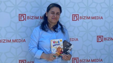 Şairə Firəngiz Əhmədova balaca oxucularını sevindirdi