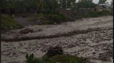 Dağlara leysan yağdı, çaya bir neçə metr hündürlükdə lil qatı gəldi - FOTO/VİDEO