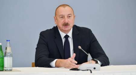 İlham Əliyev: &ldquo;May ayında Bakıda belə yağışın yağmasını xatırlamıram&rdquo; - VİDEO