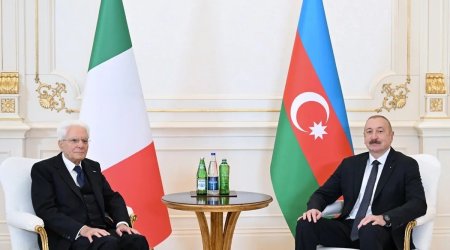 İtaliya Prezidenti: &ldquo;Bakı və Roma arasındakı son əlaqələr strateji tərəfdaşlığa konkret dəyər qazandırır&rdquo;