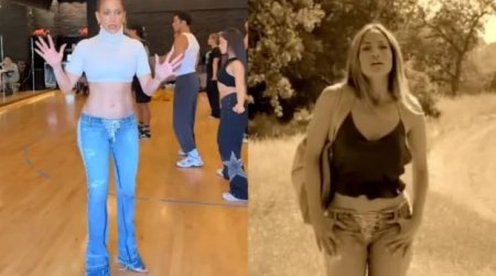Cennifer Lopes 25 il sonra 2001-ci ildəki klip geyimini geyindi: FENOMENAL FİQUR &ndash; VİDEO