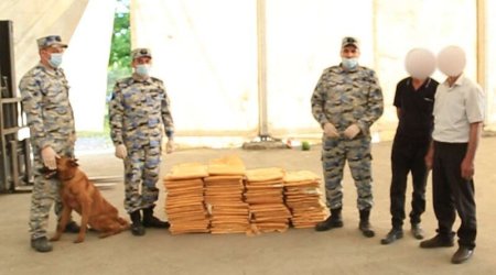Balakəndə qarpız yerinə 110 kq narkotik ələ keçirildi