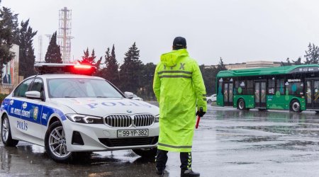 DYP-dən yağışlı hava ilə bağlı sürücülərə MÜRACİƏT