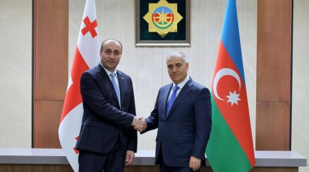 Əli Nağıyev Bakıda gürcü həmkarı ilə görüşdü&ndash; FOTO