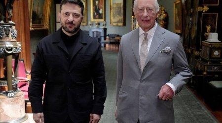 Böyük Britaniya Kralı Zelenski ilə görüşdü