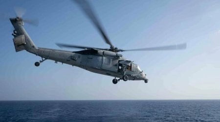 Hörmüz boğazında ABŞ helikopteri qəzaya uğradı