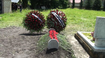 Azov dənizində həlak olan kapitan köməkçisi DƏFN EDİLDİ - FOTO