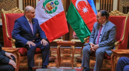 Azərbaycan səfiri Peru Prezidentinin QƏBULUNDA - FOTO