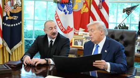 İlham Əliyev Donald Trampı TƏBRİK ETDİ &ndash; FOTO