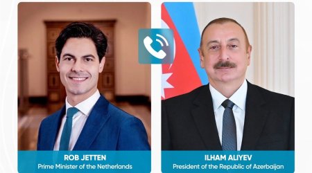 İlham Əliyevlə Niderlandın Baş naziri arasında TELEFON DANIŞIĞI