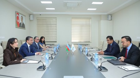 MEDİA-da İƏT-in Xəbər Agentlikləri Birliyinin baş direktoru ilə görüş keçirildi &ndash; FOTO