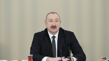 Prezident:"Ermənistanın işğalçı qüvvələrinin xalqımıza qarşı etdiklərini heç vaxt yaddan çıxarmayacağıq" - VİDEO