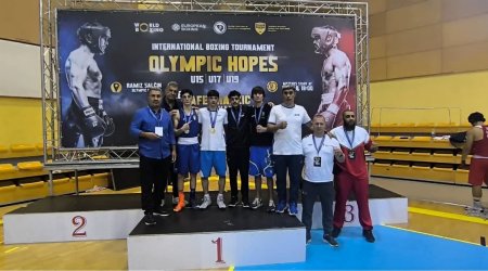 Boksçularımız "Olimpiya ümidləri" turnirində 12 medal qazandı