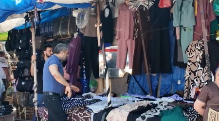 Bakının məşhur bazarında gərginlik: Satıcılara ərazini tərk etmək tapşırıldı - VİDEO