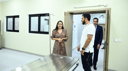 Leyla Əliyeva Yevlaxda daha bir açılışda &ndash; FOTO