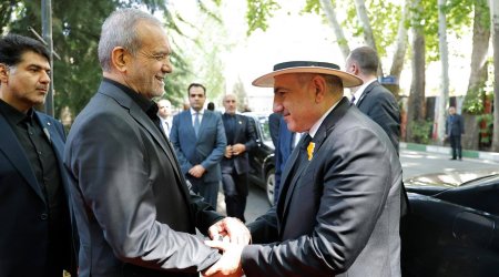 Pezeşkian Paşinyanla GÖRÜŞDÜ - FOTO- VİDEO