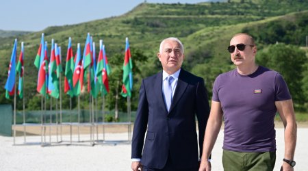 İlham Əliyev Laçında üç su elektrik stansiyasının açılışında iştirak etdi &ndash; FOTO