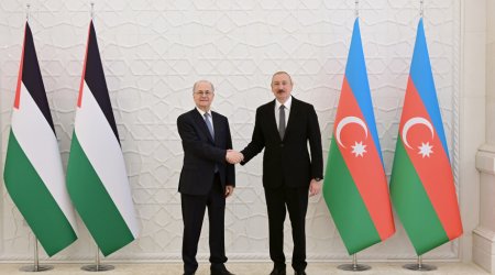 İlham Əliyev Fələstinin Baş nazirini qəbul etdi &ndash; FOTO