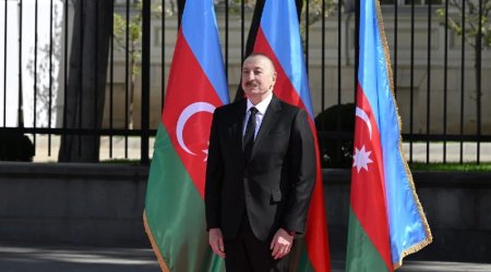 İlham Əliyevin Berlində rəsmi qarşılanma mərasimi - VİDEO