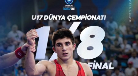 Dünya çempionatı: Elmir Çərkəzov 1/4 finala çıxdı