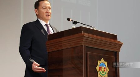 Professor İsfəndiyar Ağayevin "Cinayət hüququ. Ümumi hissə" adlı kitabı təqdim olunub - FOTO