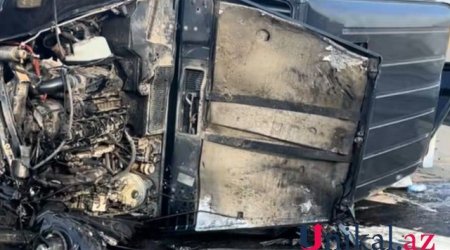 Şuşaya gedən ödənişli yolda "Gelandewagen" aşdı - VİDEO
