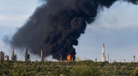 Sızrandakı neft emalı zavoduna ZƏRBƏ ENDİRİLDİ