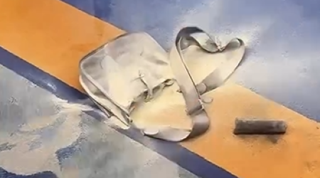 Anar Ağakişiyevin çantasında &ldquo;powerbank&rdquo; partladı - Xəsarətlər aldı - VİDEO