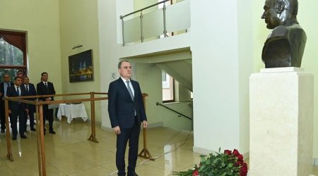 Ceyhun Bayramov Azərbaycanın Kiyevdəki səfirliyində - FOTOLAR