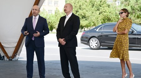 İlham Əliyev Naxçıvan şəhərinin Baş Planı ilə tanış oldu - FOTO-VİDEO