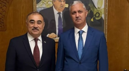 Rəşad Məmmədov Tacikistanın Özbəkistandakı səfiri ilə GÖRÜŞDÜ - FOTO