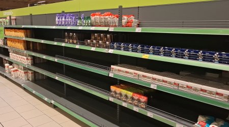 Ukraynada ƏRZAQ QITLIĞI &ndash; Əhali arasında ajiotaj başladı &ndash; FOTO/VİDEO