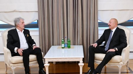 İlham Əliyev Ukraynanın sabiq Prezidenti ilə görüşdü &ndash; FOTO