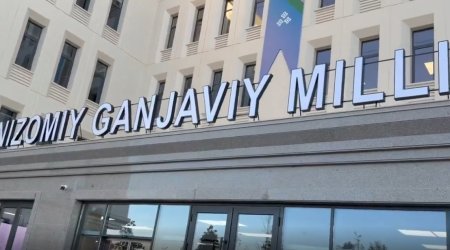 Nizami Gəncəvi adına Özbəkistan Milli Pedaqoji Universitetinin yeni binası &ndash; VİDEO