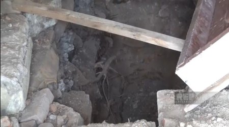 Cəlilabadda ziyarətgahda HADİSƏ: Sümük qalıqları çıxarıldı - FOTO