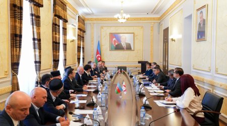 Dövlət Komitəsində Gürcüstan nümayəndə heyəti ilə görüş keçirildi &ndash; FOTO